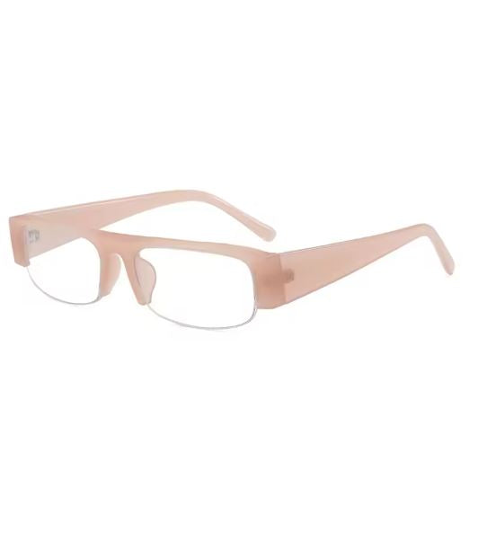 ONYX — Semi-cerclée Rose Transparent